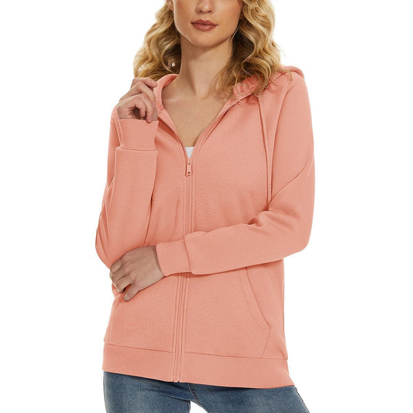 Women's Casual Lightweight Fleece Hoodies Sportswear Jacket - Women's Jackets