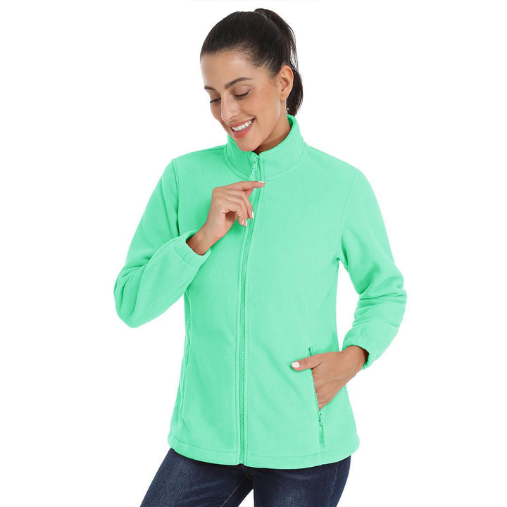 Women's Fleece Full Zip Lightweight Jacket - Women's Jackets