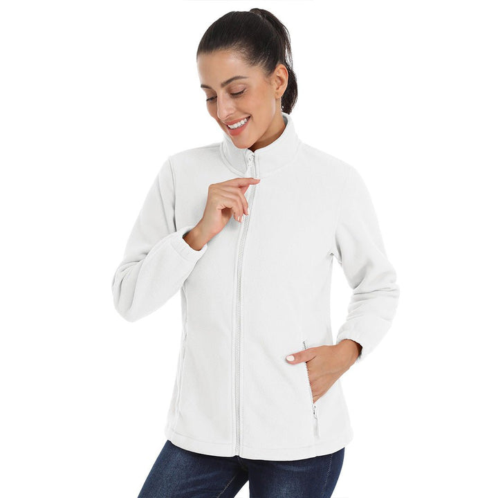 Women's Fleece Full Zip Lightweight Jacket - Women's Jackets