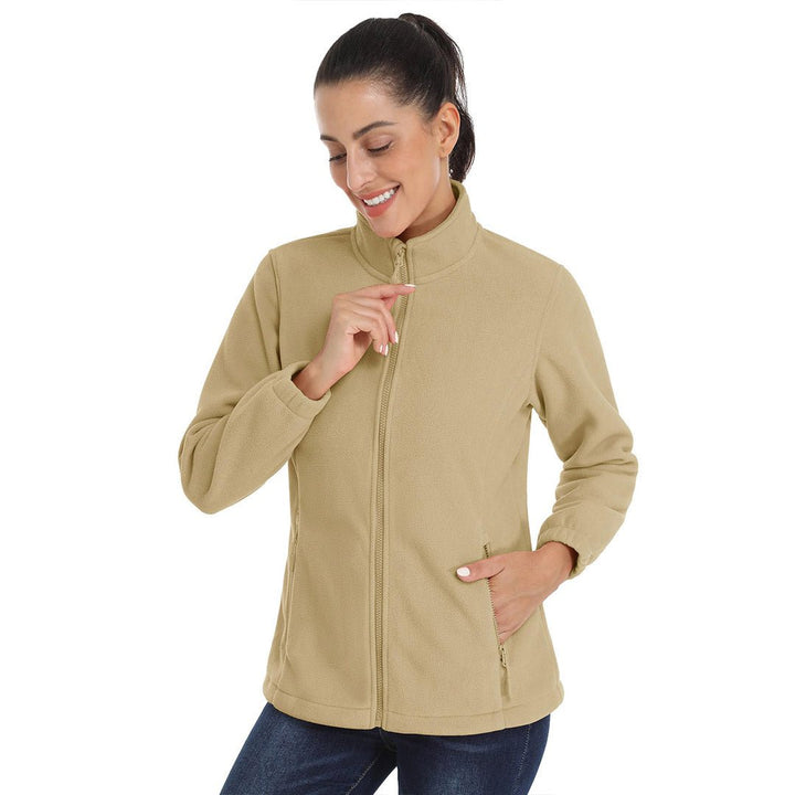 Women's Fleece Full Zip Lightweight Jacket - Women's Jackets