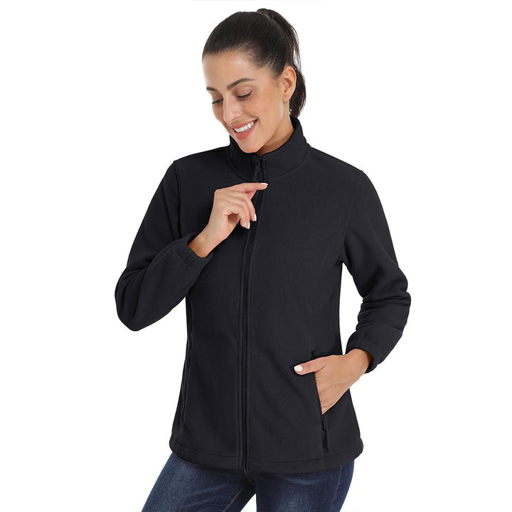 Women's Fleece Full Zip Lightweight Jacket - Women's Jackets