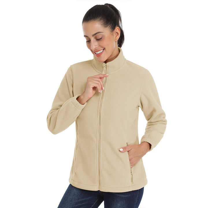 Women's Fleece Full Zip Lightweight Jacket - Women's Jackets