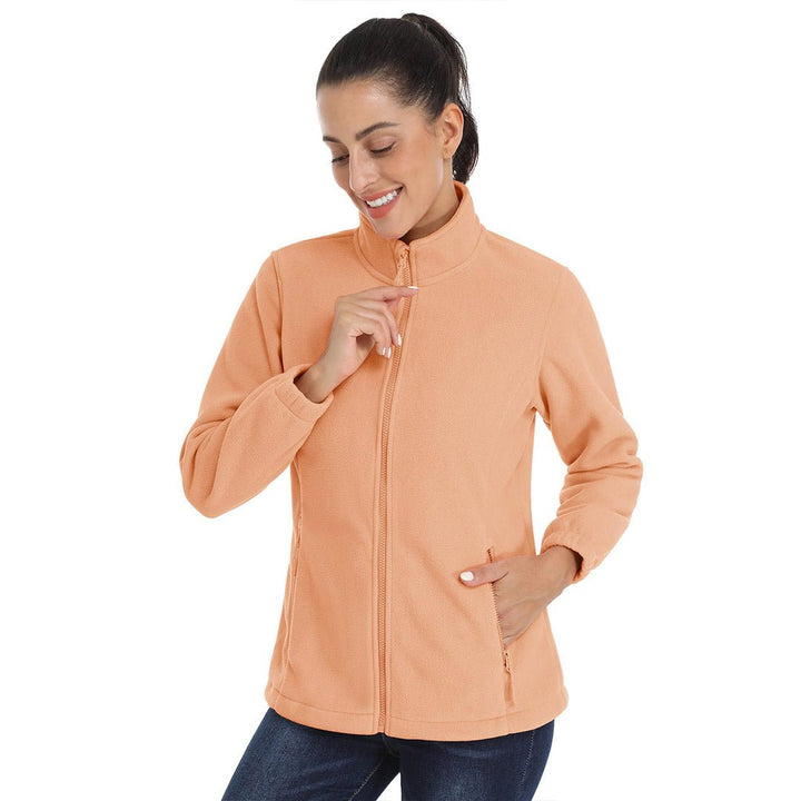 Women's Fleece Full Zip Lightweight Jacket - Women's Jackets