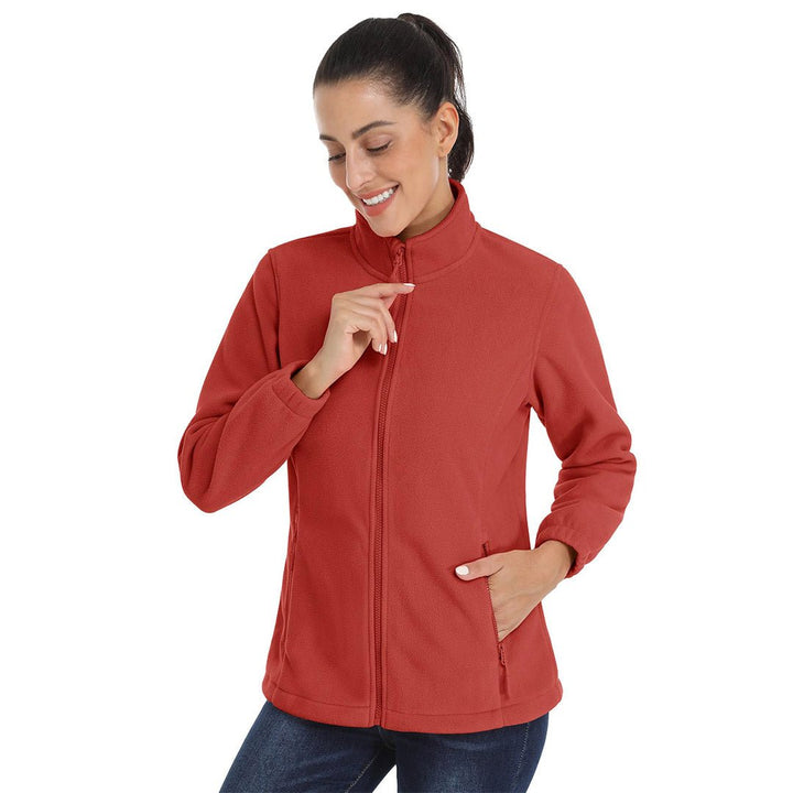 Women's Fleece Full Zip Lightweight Jacket - Women's Jackets