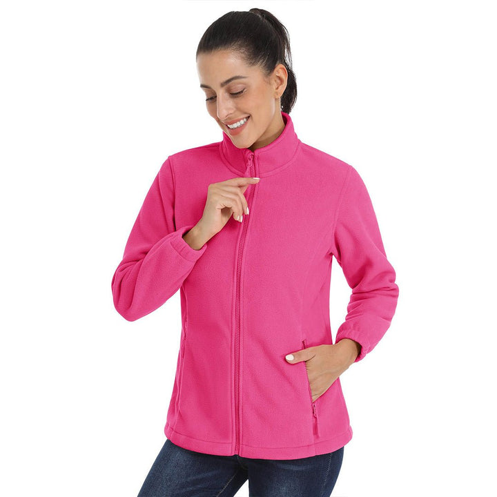 Women's Fleece Full Zip Lightweight Jacket - Women's Jackets