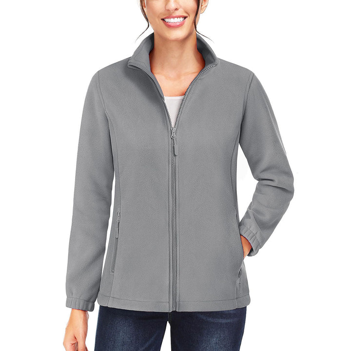 Women's Fleece Full Zip Lightweight Jacket - Women's Jackets