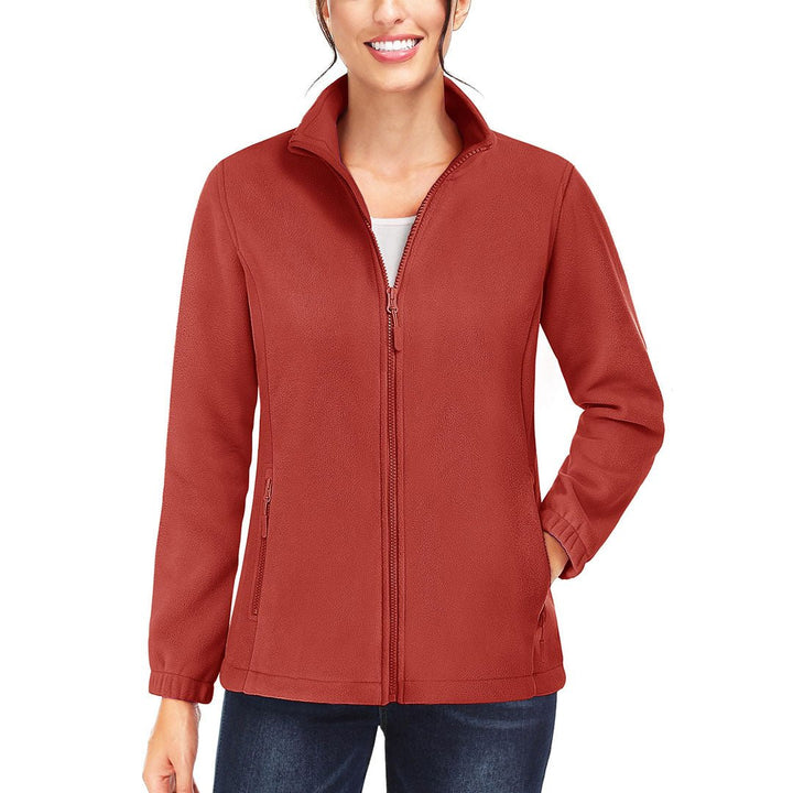Women's Fleece Full Zip Lightweight Jacket - Women's Jackets
