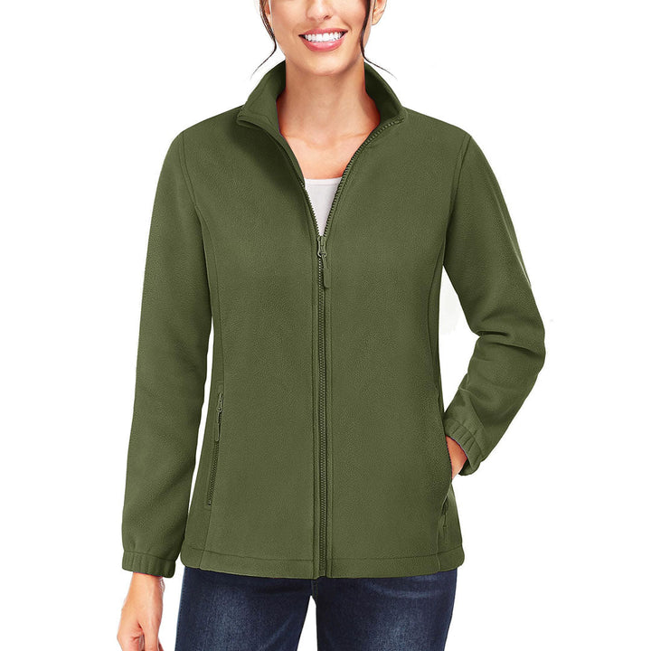 Women's Fleece Full Zip Lightweight Jacket - Women's Jackets