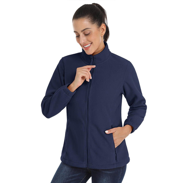 Women's Fleece Full Zip Lightweight Jacket - Women's Jackets