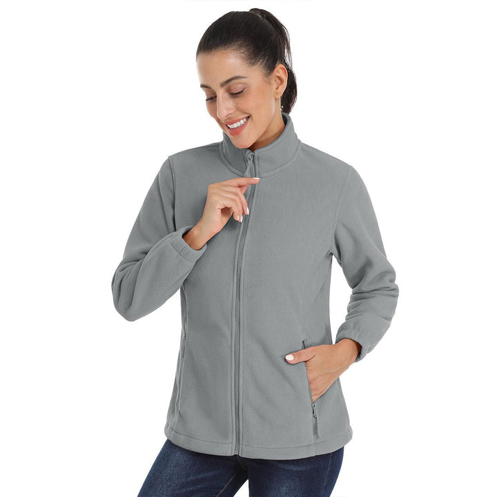 Women's Fleece Full Zip Lightweight Jacket - Women's Jackets