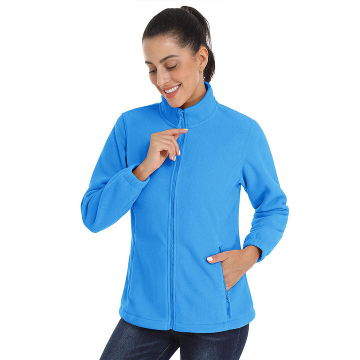 Women's Fleece Full Zip Lightweight Jacket - Women's Jackets