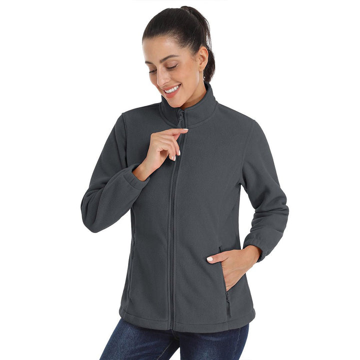 Women's Fleece Full Zip Lightweight Jacket - Women's Jackets