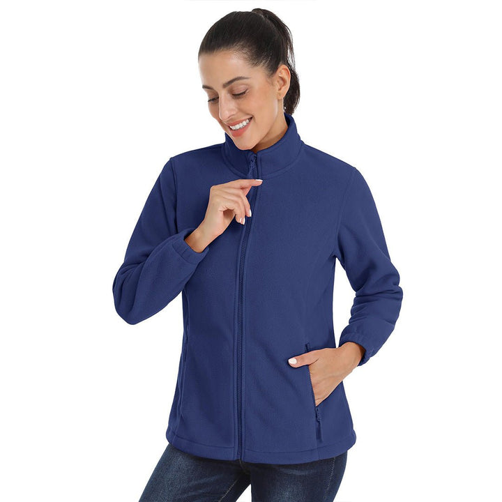 Women's Fleece Full Zip Lightweight Jacket - Women's Jackets