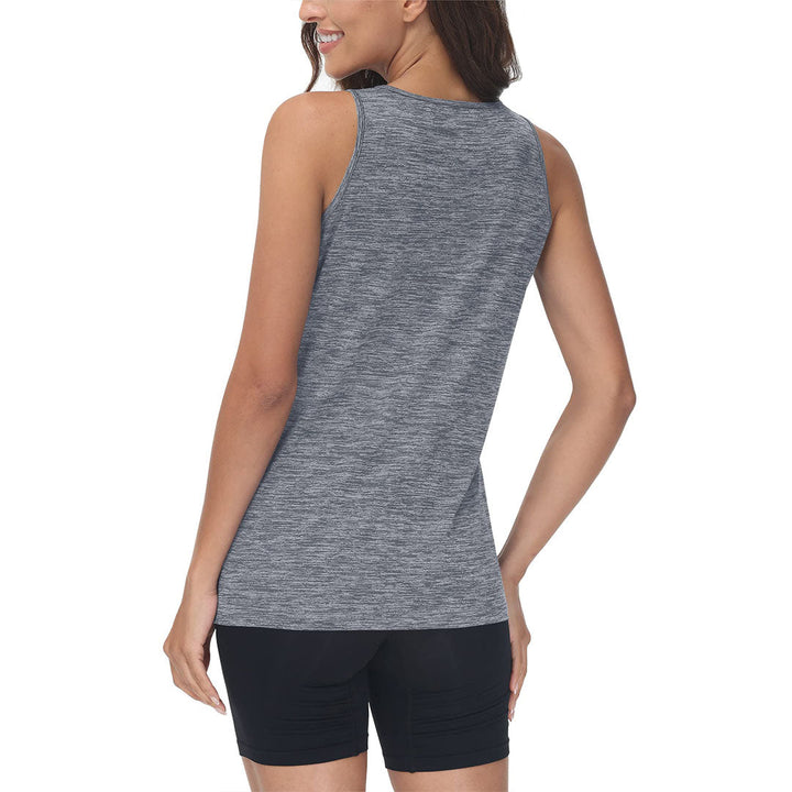 Women's Lightweight Athletic Yoga Crewneck Tank Tops - Women's Shirts