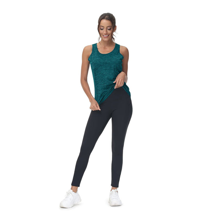 Women's Lightweight Athletic Yoga Crewneck Tank Tops - Women's Shirts