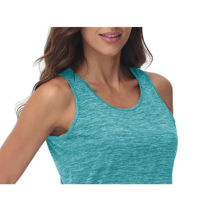 Women's Lightweight Athletic Yoga Crewneck Tank Tops - Women's Shirts