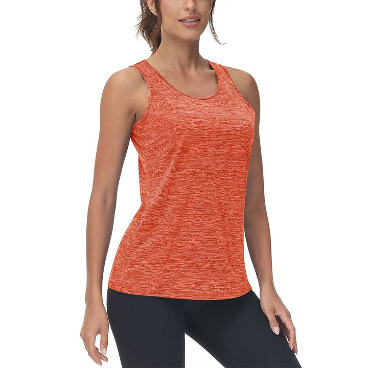 Women's Lightweight Athletic Yoga Crewneck Tank Tops - Women's Shirts
