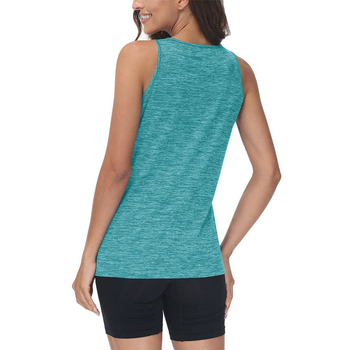 Women's Lightweight Athletic Yoga Crewneck Tank Tops - Women's Shirts