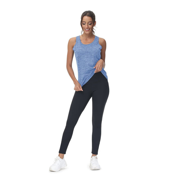 Women's Lightweight Athletic Yoga Crewneck Tank Tops - Women's Shirts