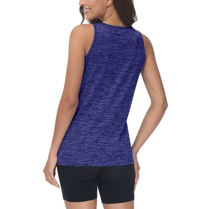 Women's Lightweight Athletic Yoga Crewneck Tank Tops - Women's Shirts