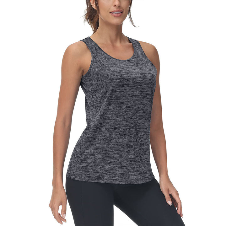 Women's Lightweight Athletic Yoga Crewneck Tank Tops - Women's Shirts