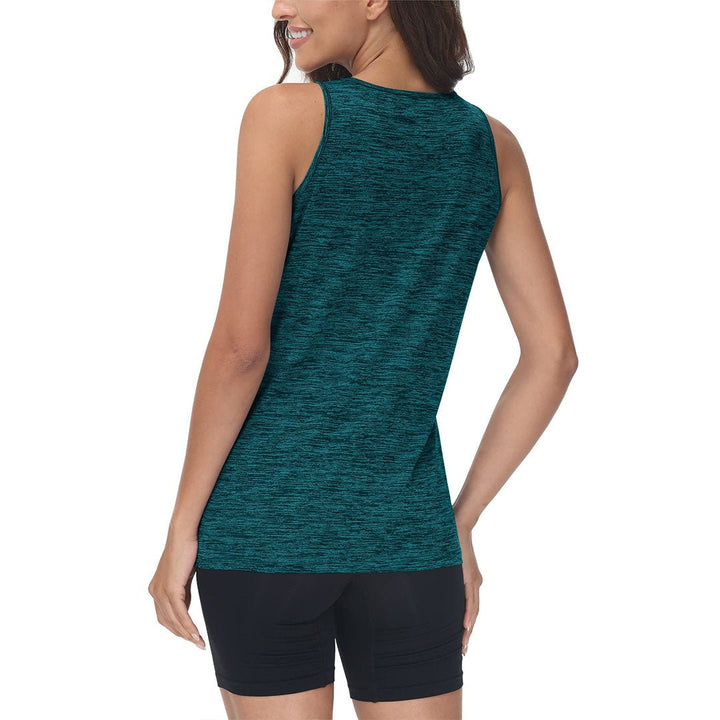 Women's Lightweight Athletic Yoga Crewneck Tank Tops - Women's Shirts