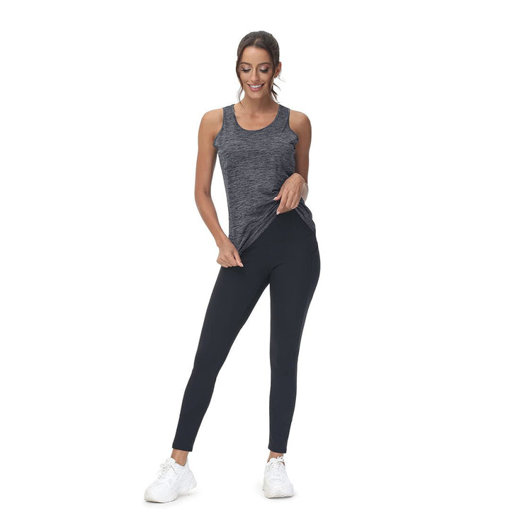 Women's Lightweight Athletic Yoga Crewneck Tank Tops - Women's Shirts