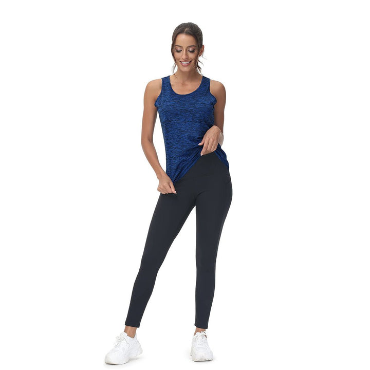 Women's Lightweight Athletic Yoga Crewneck Tank Tops - Women's Shirts