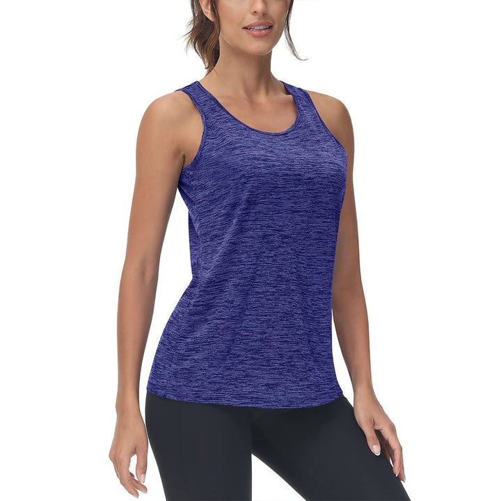Women's Lightweight Athletic Yoga Crewneck Tank Tops - Women's Shirts