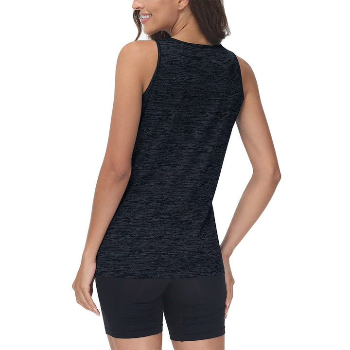 Women's Lightweight Athletic Yoga Crewneck Tank Tops - Women's Shirts