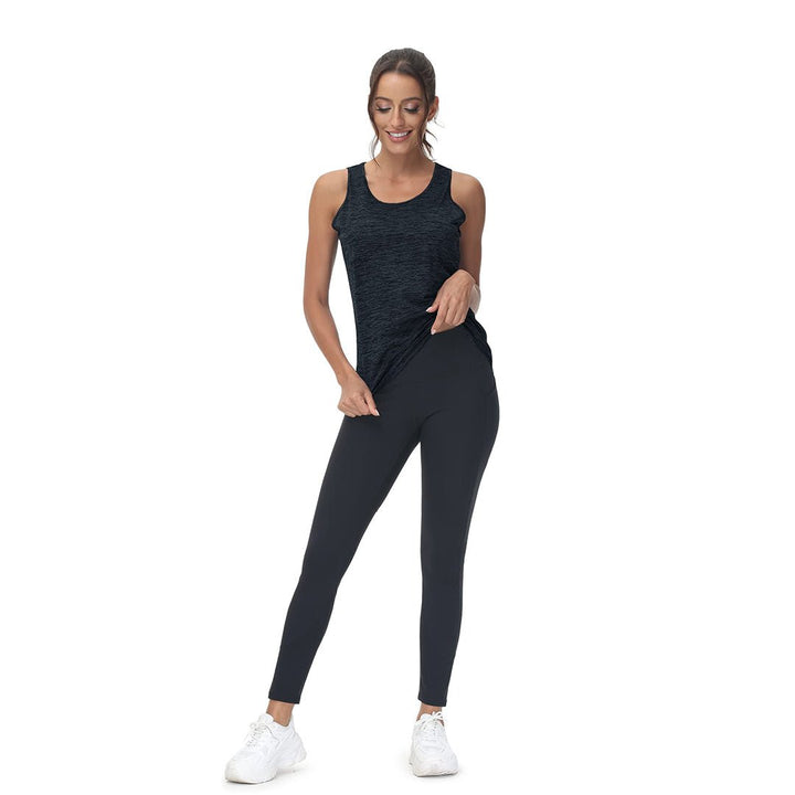 Women's Lightweight Athletic Yoga Crewneck Tank Tops - Women's Shirts