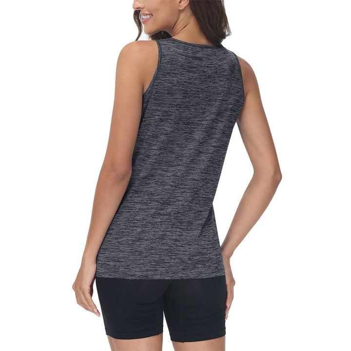 Women's Lightweight Athletic Yoga Crewneck Tank Tops - Women's Shirts