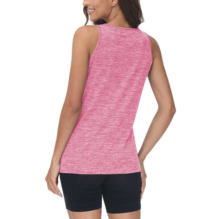 Women's Lightweight Athletic Yoga Crewneck Tank Tops - Women's Shirts