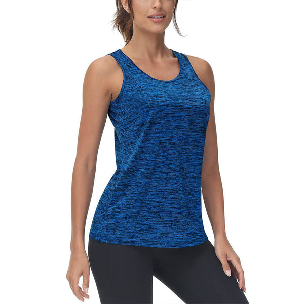 Women's Lightweight Athletic Yoga Crewneck Tank Tops - Women's Shirts