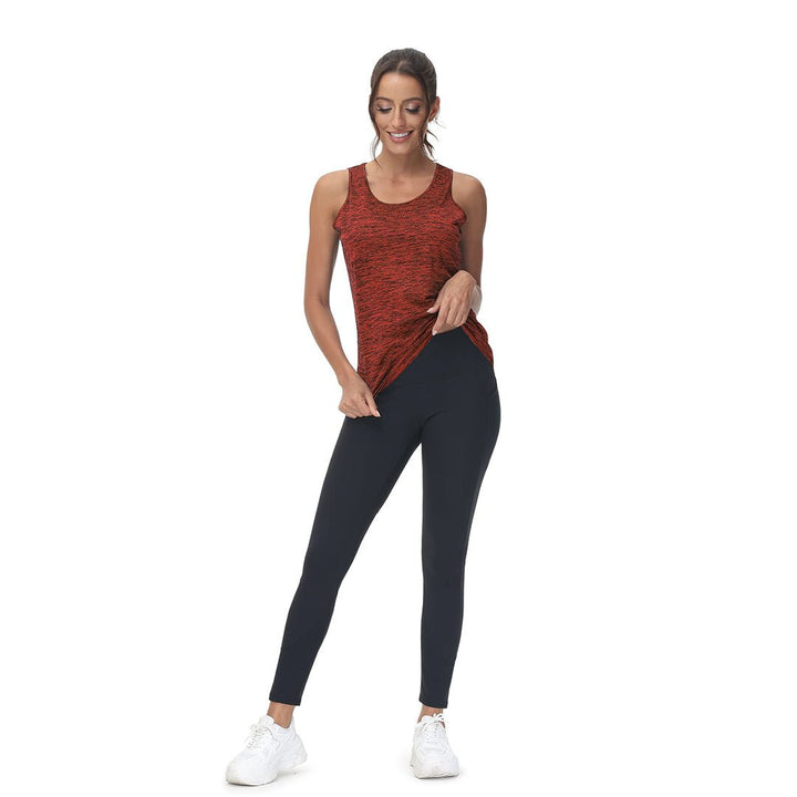 Women's Lightweight Athletic Yoga Crewneck Tank Tops - Women's Shirts