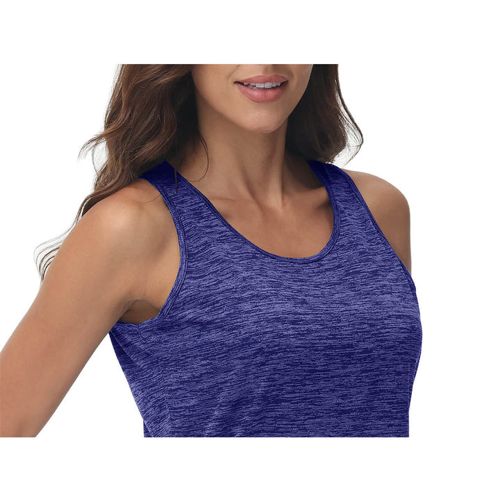 Women's Lightweight Athletic Yoga Crewneck Tank Tops - Women's Shirts