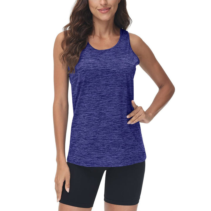Women's Lightweight Athletic Yoga Crewneck Tank Tops - Women's Shirts