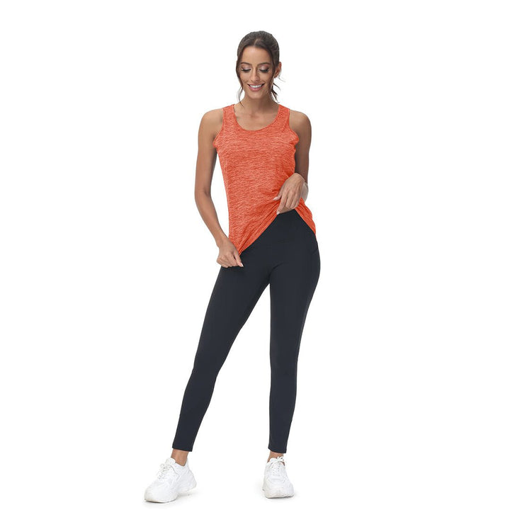 Women's Lightweight Athletic Yoga Crewneck Tank Tops - Women's Shirts