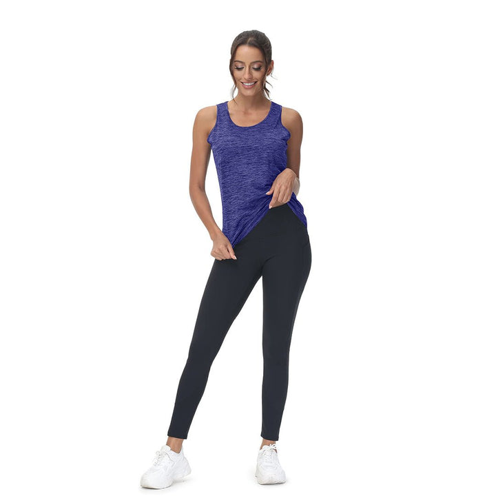 Women's Lightweight Athletic Yoga Crewneck Tank Tops - Women's Shirts
