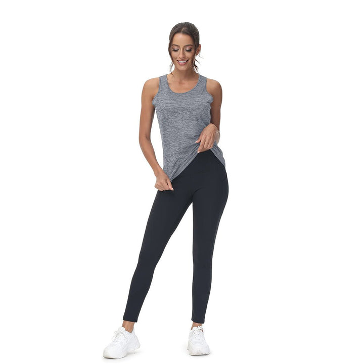 Women's Lightweight Athletic Yoga Crewneck Tank Tops - Women's Shirts