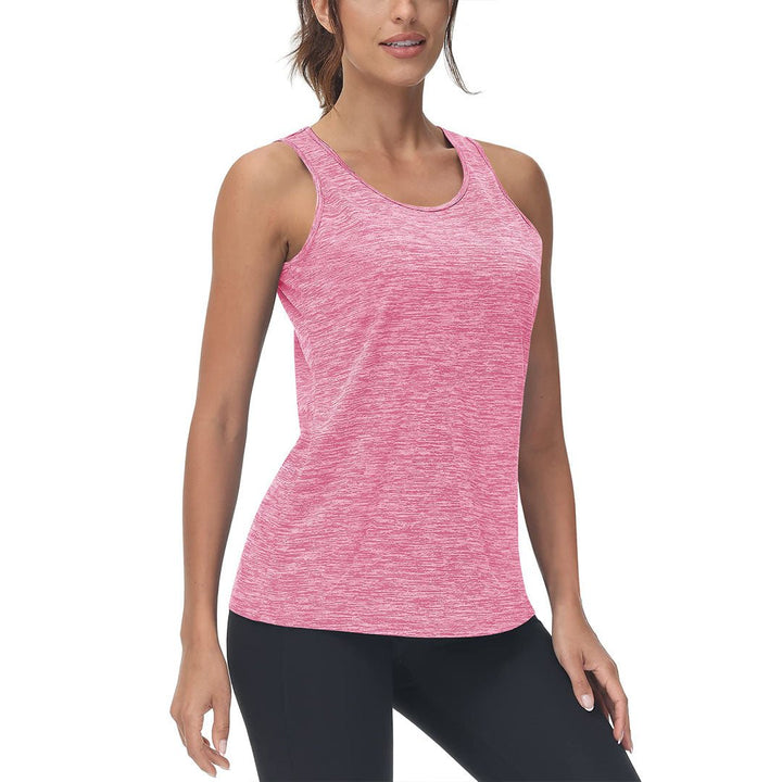 Women's Lightweight Athletic Yoga Crewneck Tank Tops - Women's Shirts