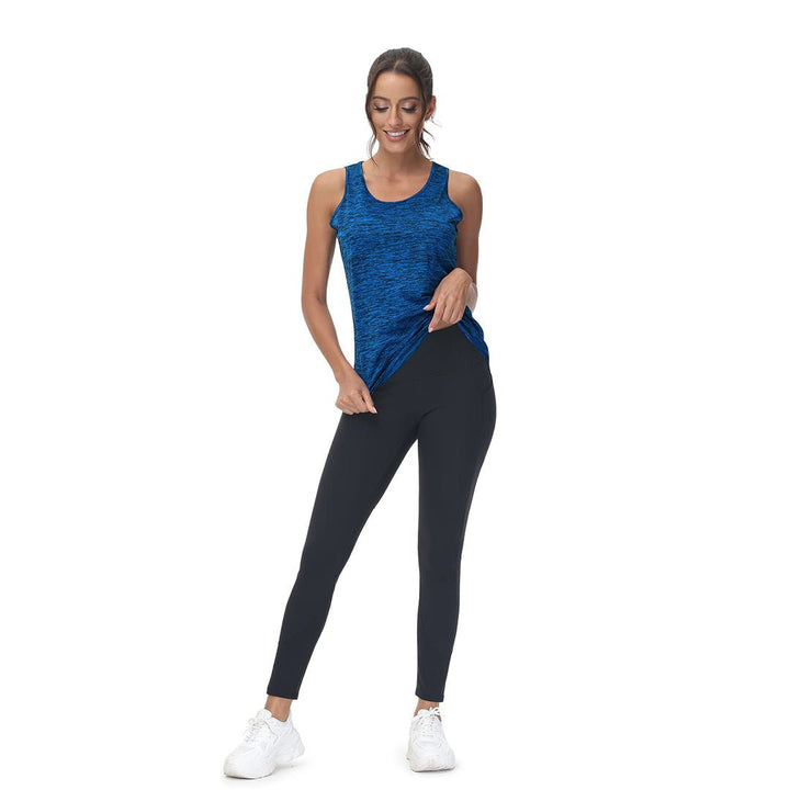 Women's Lightweight Athletic Yoga Crewneck Tank Tops - Women's Shirts
