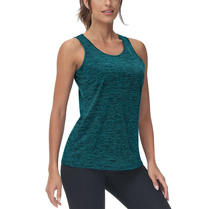 Women's Lightweight Athletic Yoga Crewneck Tank Tops - Women's Shirts