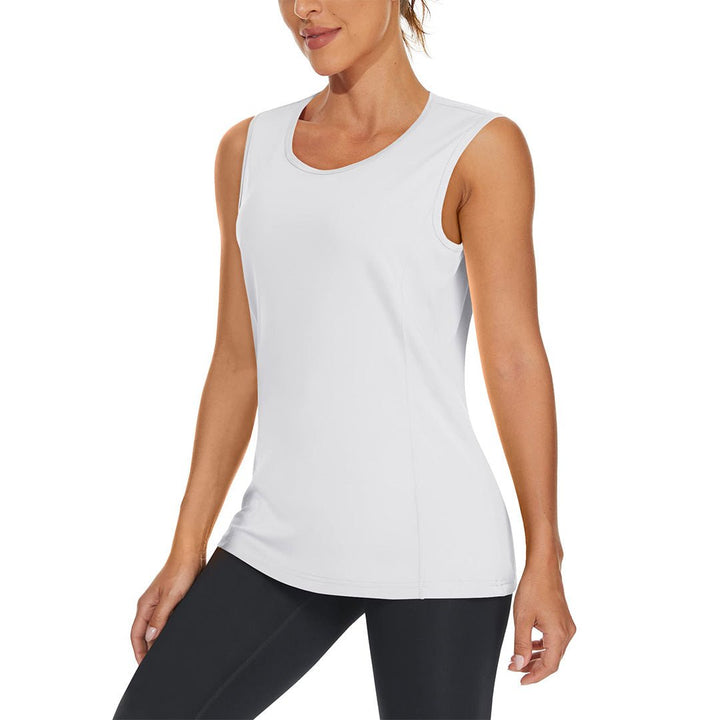 Women's Quick Dry Sun Protection UPF 50+ Running Yoga Tank Tops - Women's Shirts