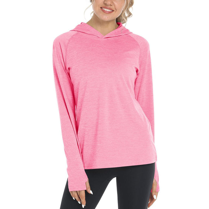 Women's Quick Dry UPF 50+ Hoodie Long Sleeve Shirts - Women's Shirts