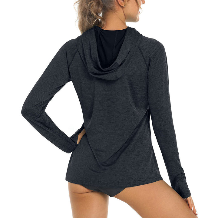 Women's Quick Dry UPF 50+ Hoodie Long Sleeve Shirts - Women's Shirts