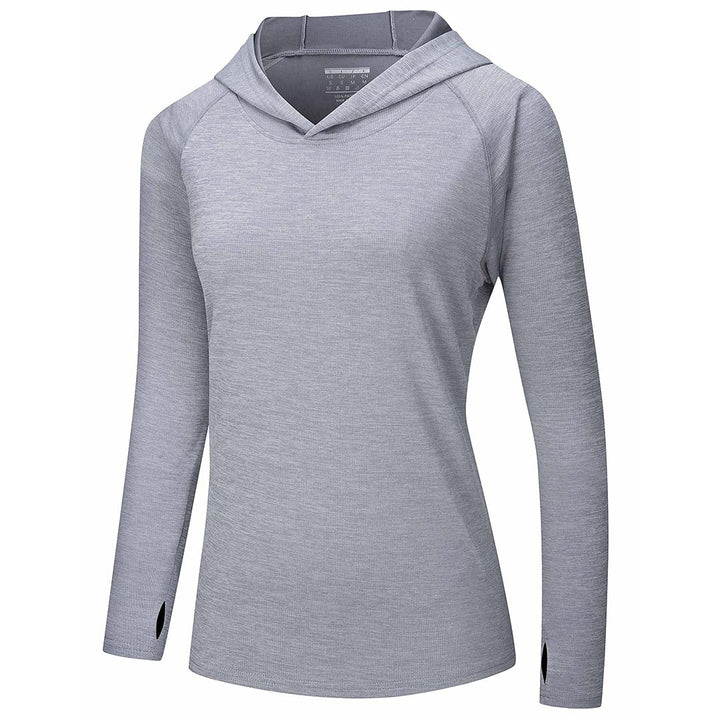 Women's Quick Dry UPF 50+ Hoodie Long Sleeve Shirts - Women's Shirts