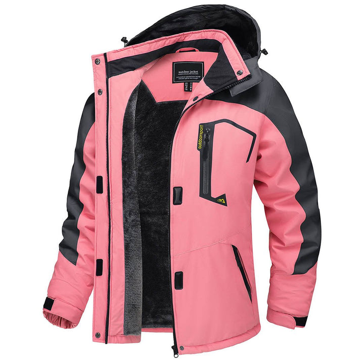 Women's Ski Jacket Windproof Hooded Fleece Outdoor - Women's Jackets