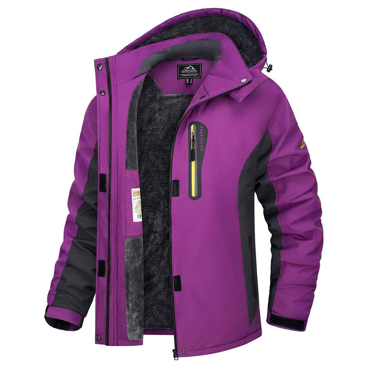 Women's Skiing Jacket Water-Resistant Windbreaker SoftShell Hooded Coats - Fall Winter 2022
