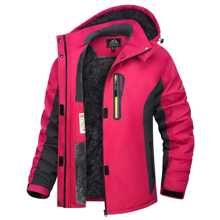 Women's Skiing Jacket Water-Resistant Windbreaker SoftShell Hooded Coats - Fall Winter 2022